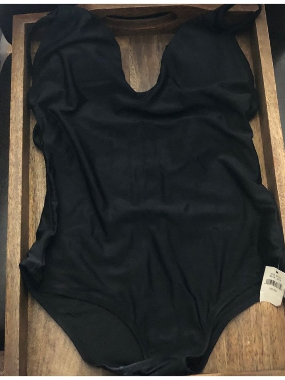 aerie Black One-Piece Swimsuit